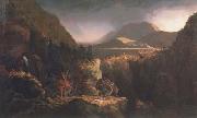 Thomas Cole Landscape with Figures A Scene from The Last of the Mohicans (mk13) oil painting picture wholesale
